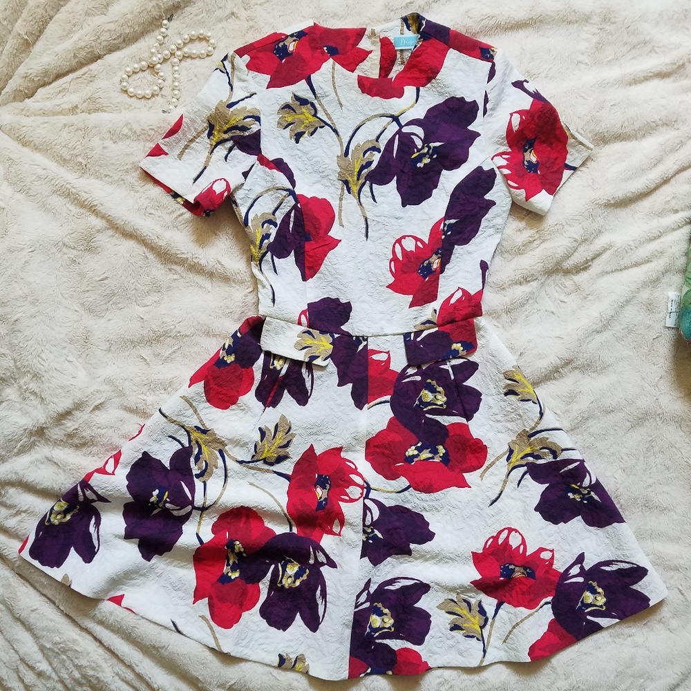 Draper James Maybelle Floral Fit and Flare dress